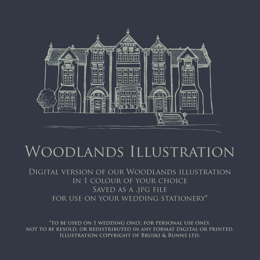 Digital custom colour image of venue illustrations - Personal use only