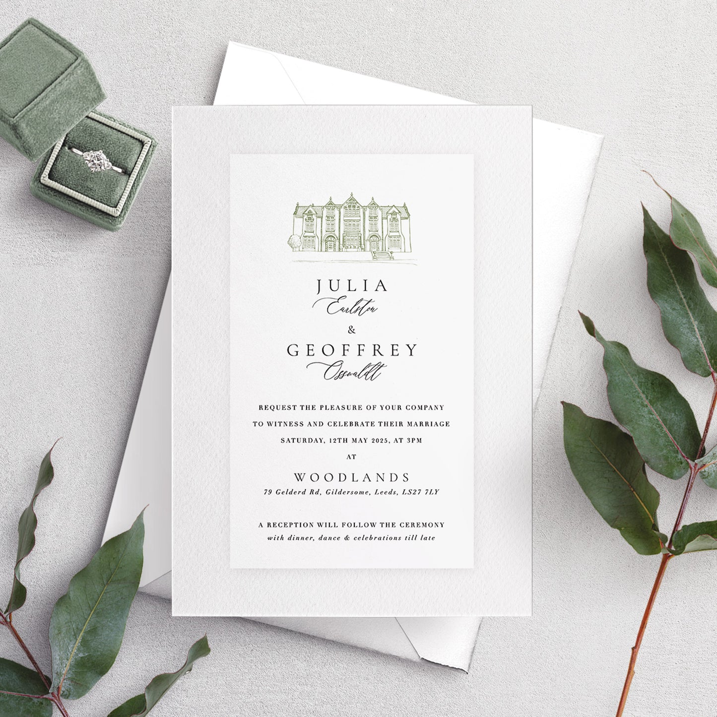 A5 Invitation - Julia