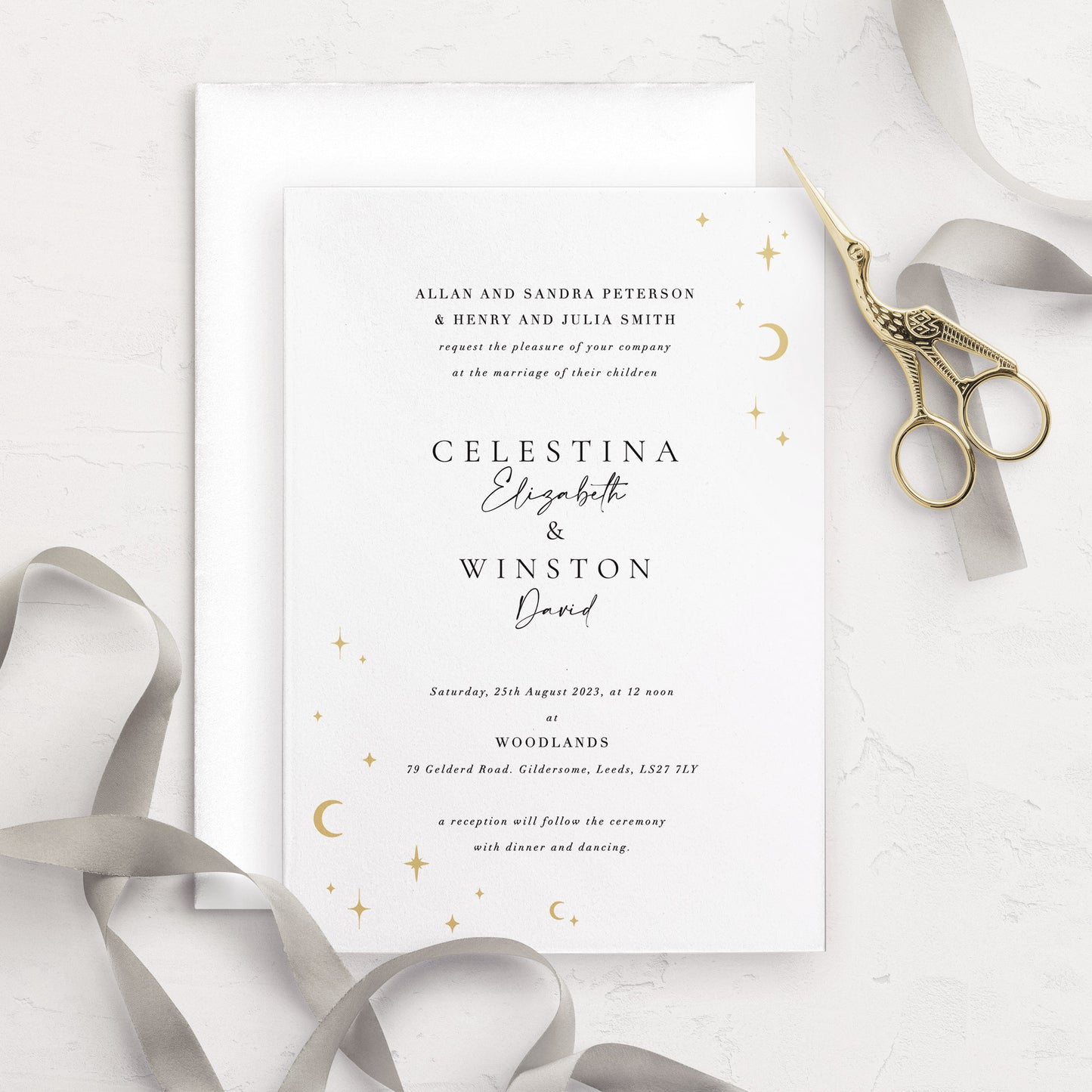 A5 Invitation - Celestina