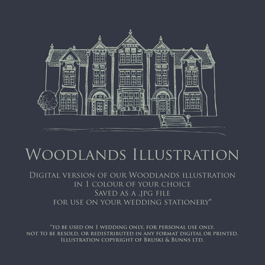 Digital custom colour image of venue illustrations - Personal use only