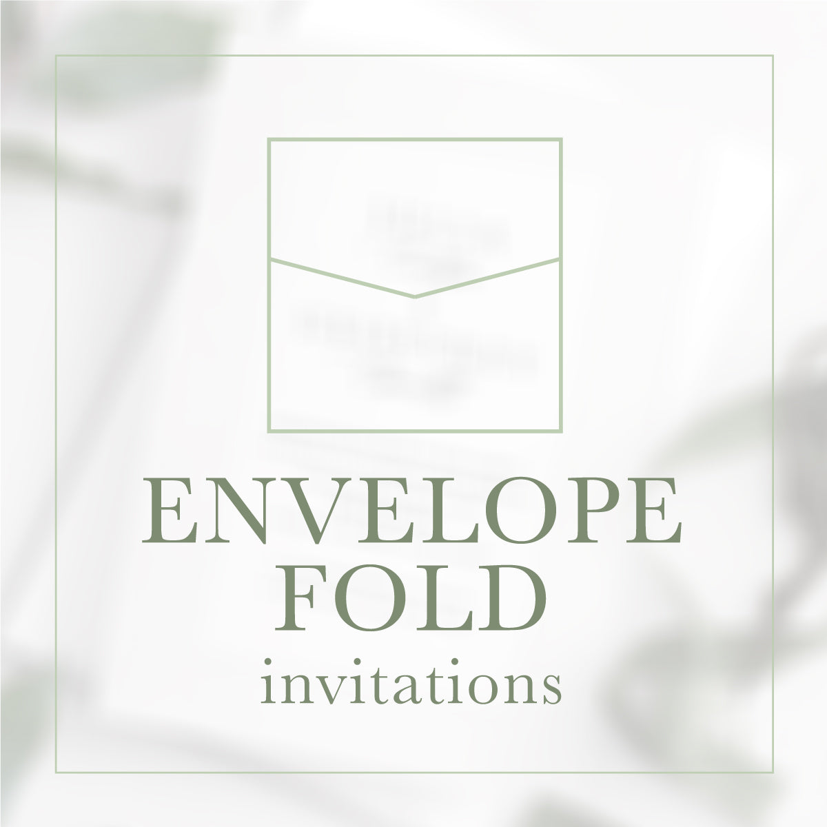 Envelope Fold A5 Invitation  - CUSTOM DESIGN